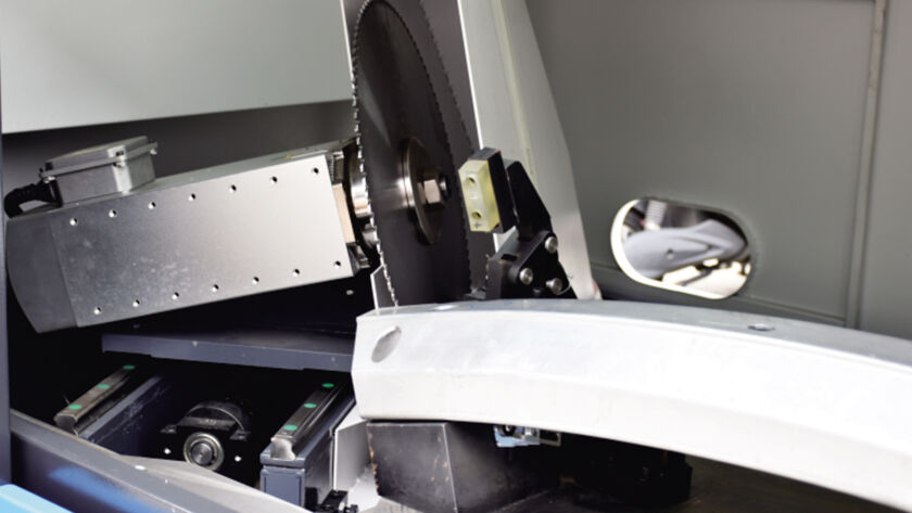 Jiurun Aluminum Cutting Machine AI future tech interface for smart production