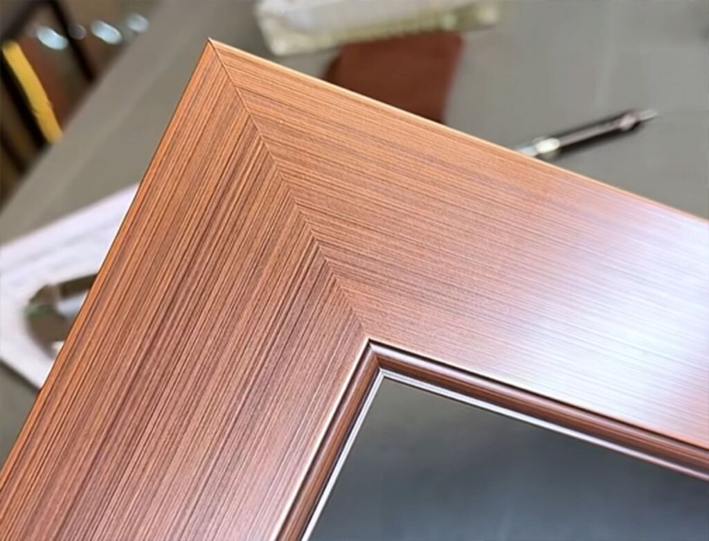 Jiurun Aluminum Profile Cutter applied in window and door manufacturing with precise angle cutting