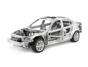 US client operator using Jiurun aluminum cutter for auto frame cutting