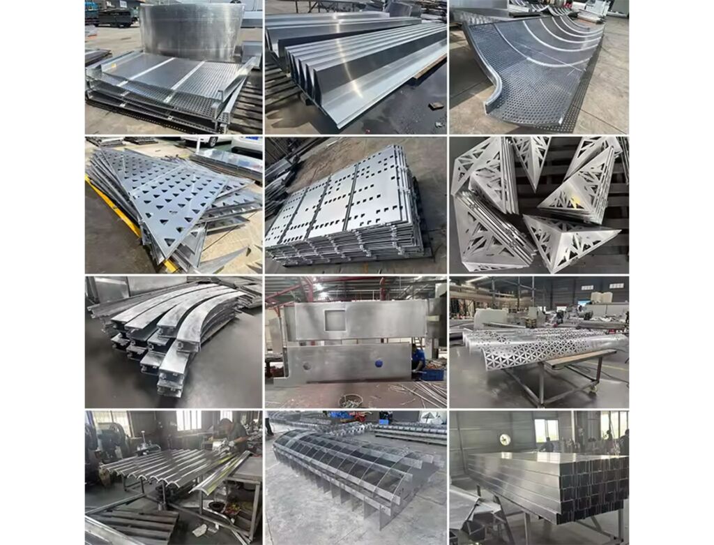 Curtain wall aluminum profiles processed by Jiurun (long-term value display)