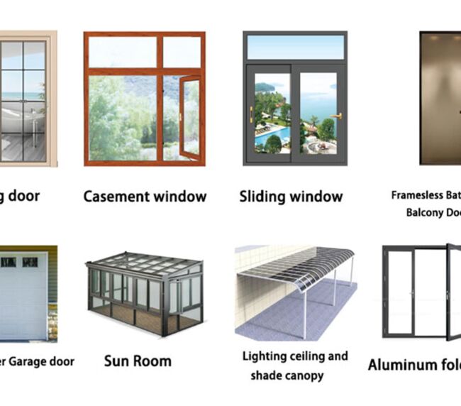 Door & window product types (traditional aluminum cutting pain points)
