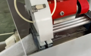 JR-160CNC Auto Pipe Cutter: Pipe Cutting Mechanism in Workshop Production Site