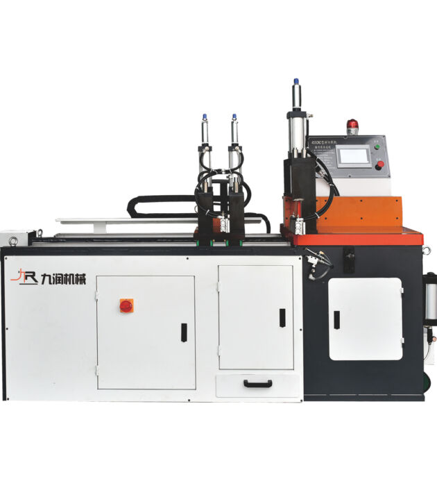 JR-455CNC Fully Automatic CNC Top-and-Bottom Feed Aluminum Cutting Machine - Full Machine Appearance