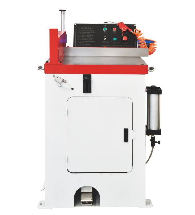 JR-455Q Top and Bottom Press Semi-Automatic Aluminum Cutting Machine - Full Machine Appearance